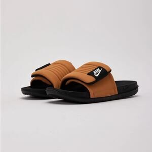 NEW Nike Offcourt Adjust Slides Men’s Size 13 Sand Tan DQ9624‑201 Comfort